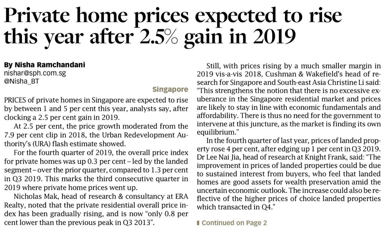 Mori-Condo-Private-home-prices-expected-to-rise-this year-after-2.5% gain-in-2019